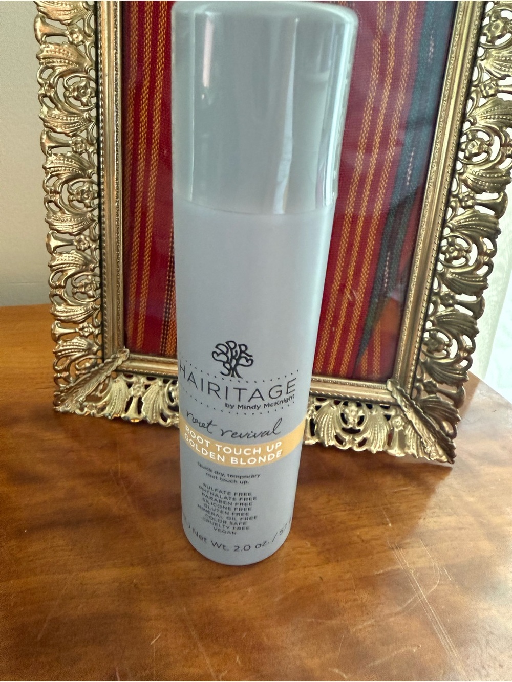 Golden Blonde color spray root touch up